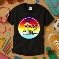 Alien Invasion Kids T-Shirt thumb 3