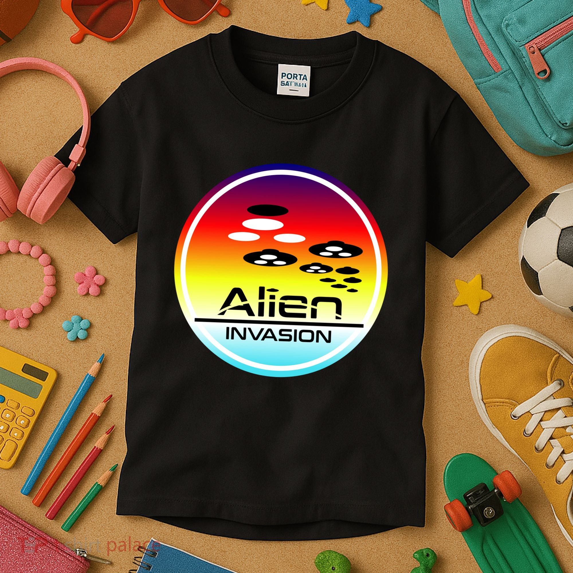 Alien Invasion Kids T-Shirt