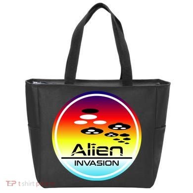 Alien Invasion Tote Bag