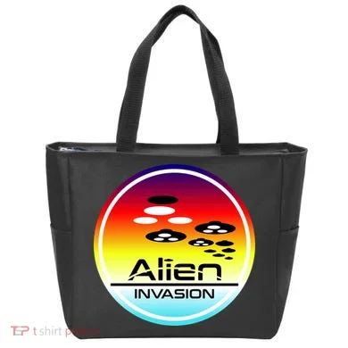Alien Invasion Tote Bag