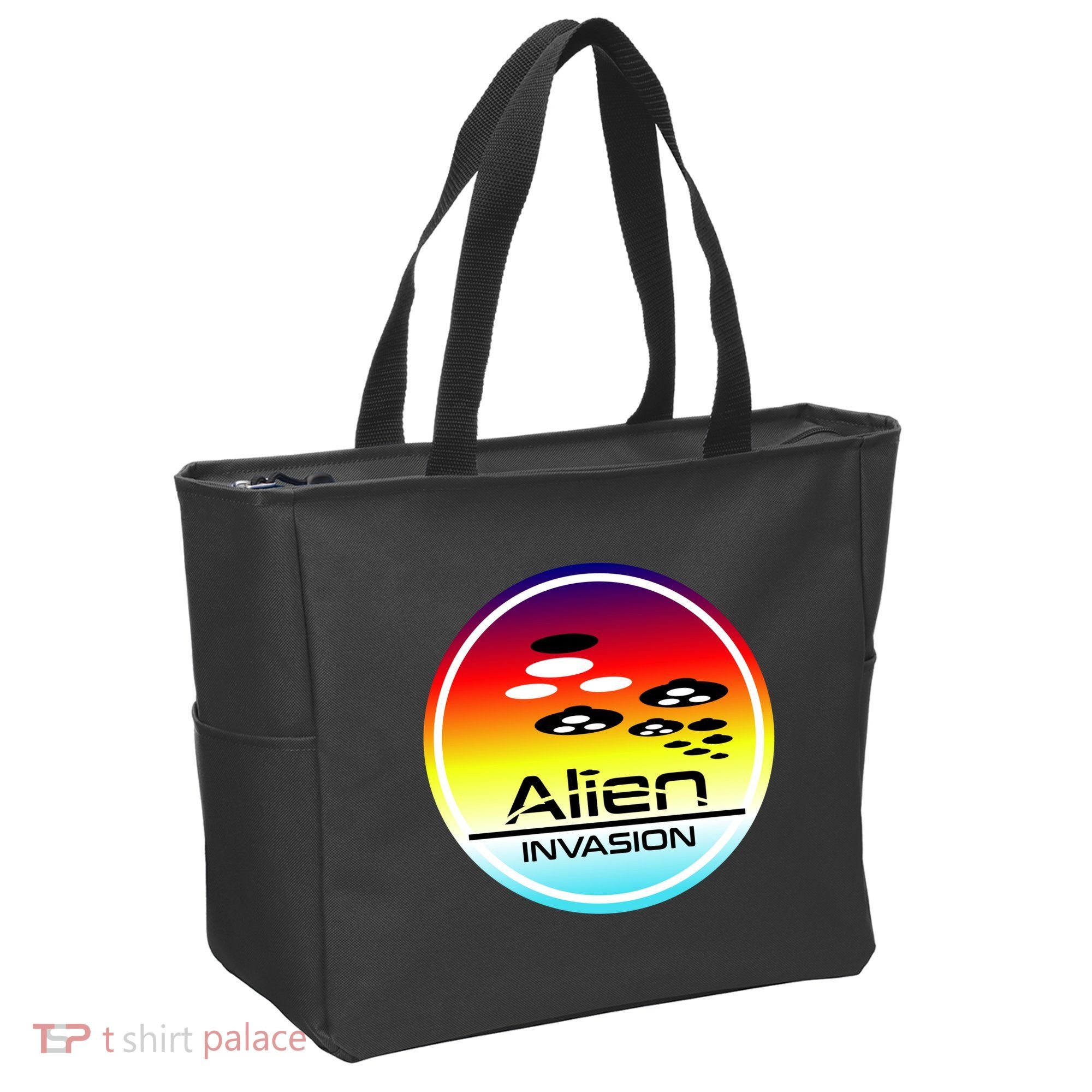Alien Invasion Tote Bag