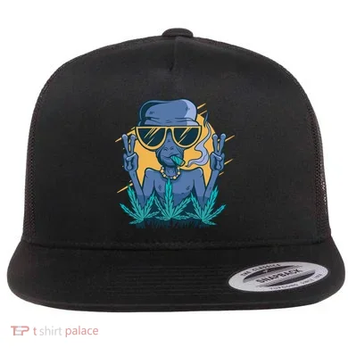 Alien Joint Flat Bill Trucker Hat