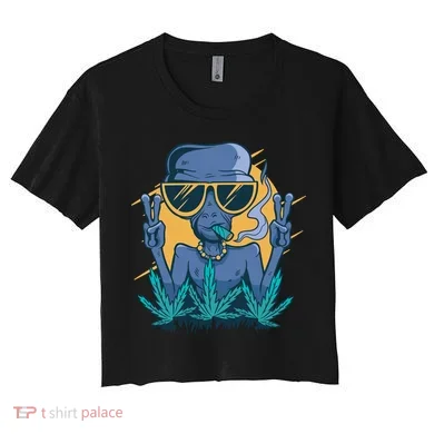 Alien Joint Women's Crop Top Tee