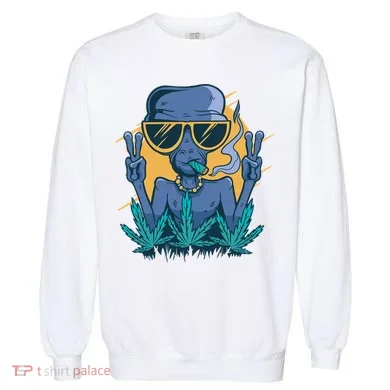 Alien Joint Garment-Dyed Sweatshirt