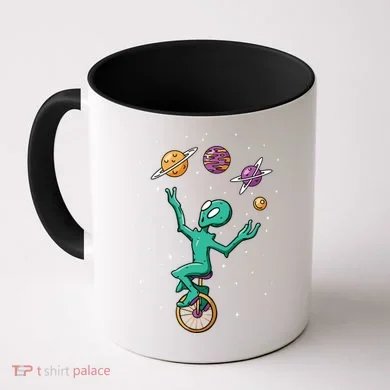 Alien Juggler Coffee Mug
