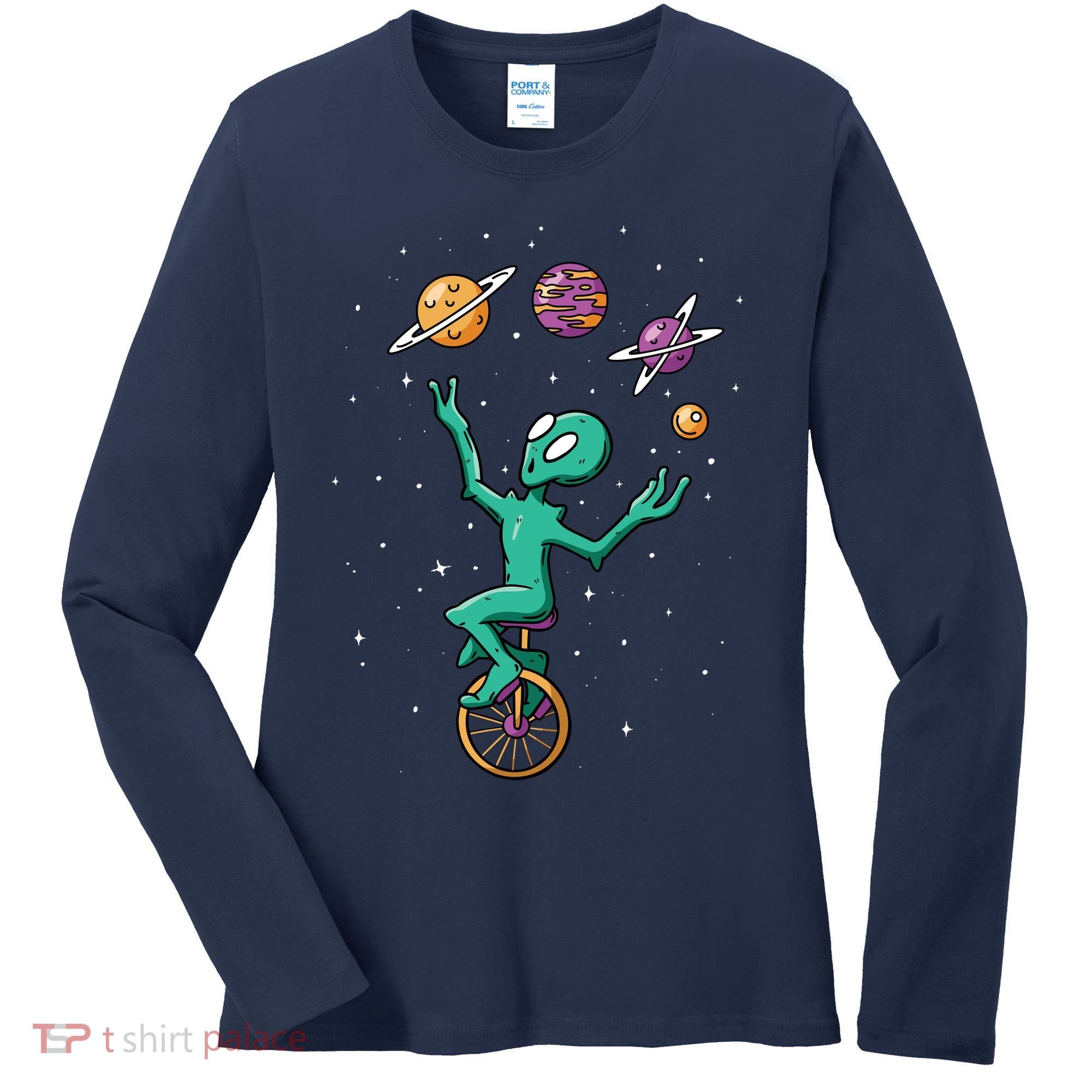 Alien Juggler Women's Long Sleeve Shirt