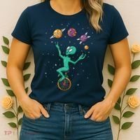 Alien Juggler Women's T-Shirt thumb 2