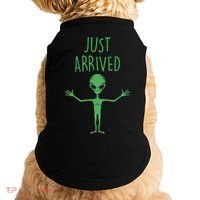 Alien Just Arrived Doggie Tank thumb 0