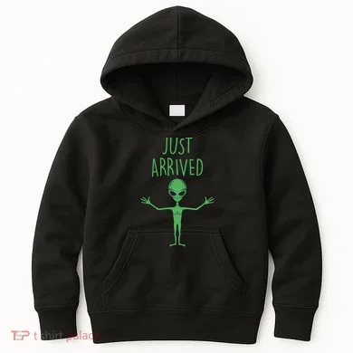 Alien Just Arrived Kids Hoodie