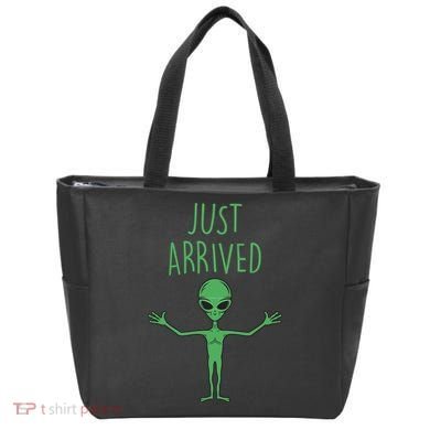 Alien Just Arrived Tote Bag