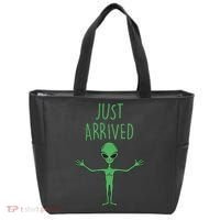 Alien Just Arrived Tote Bag thumb 0