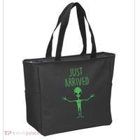 Alien Just Arrived Tote Bag thumb 2
