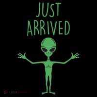 Alien Just Arrived Tote Bag thumb 4