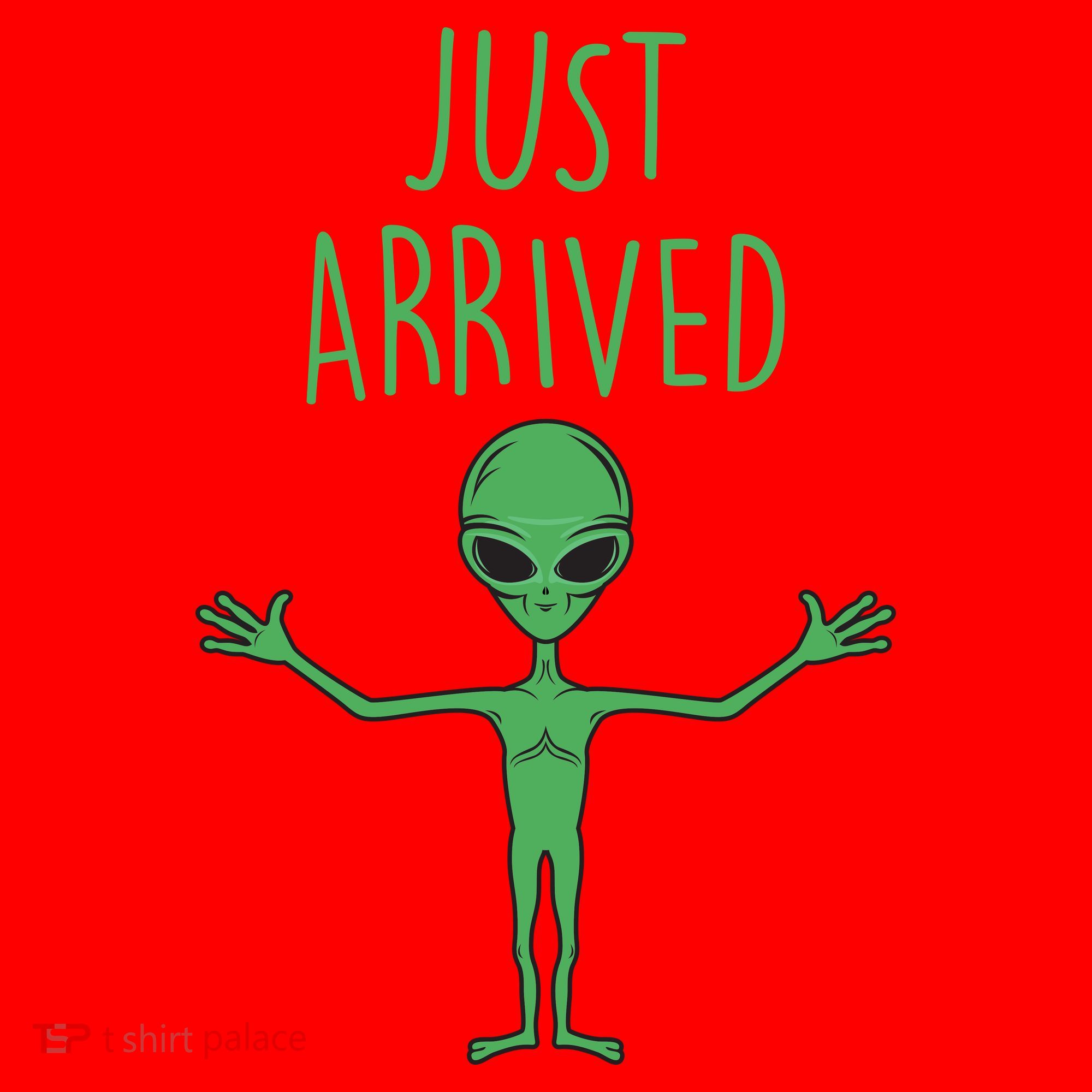 Alien Just Arrived Santa Hat