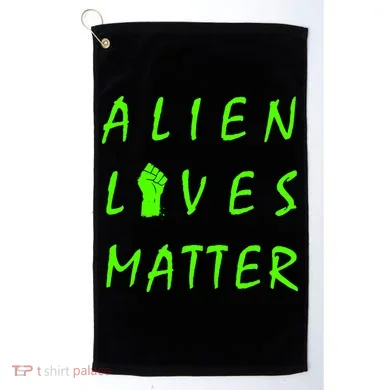 Alien Lives Matter Golf Towel