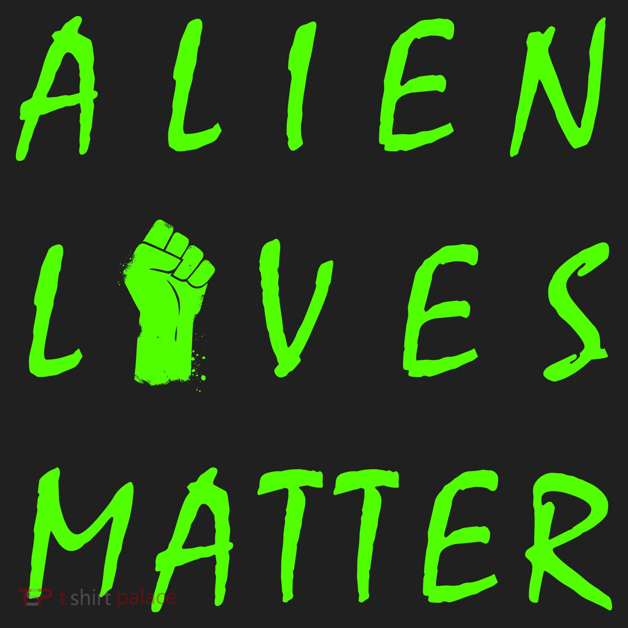 Alien Lives Matter Golf Towel
