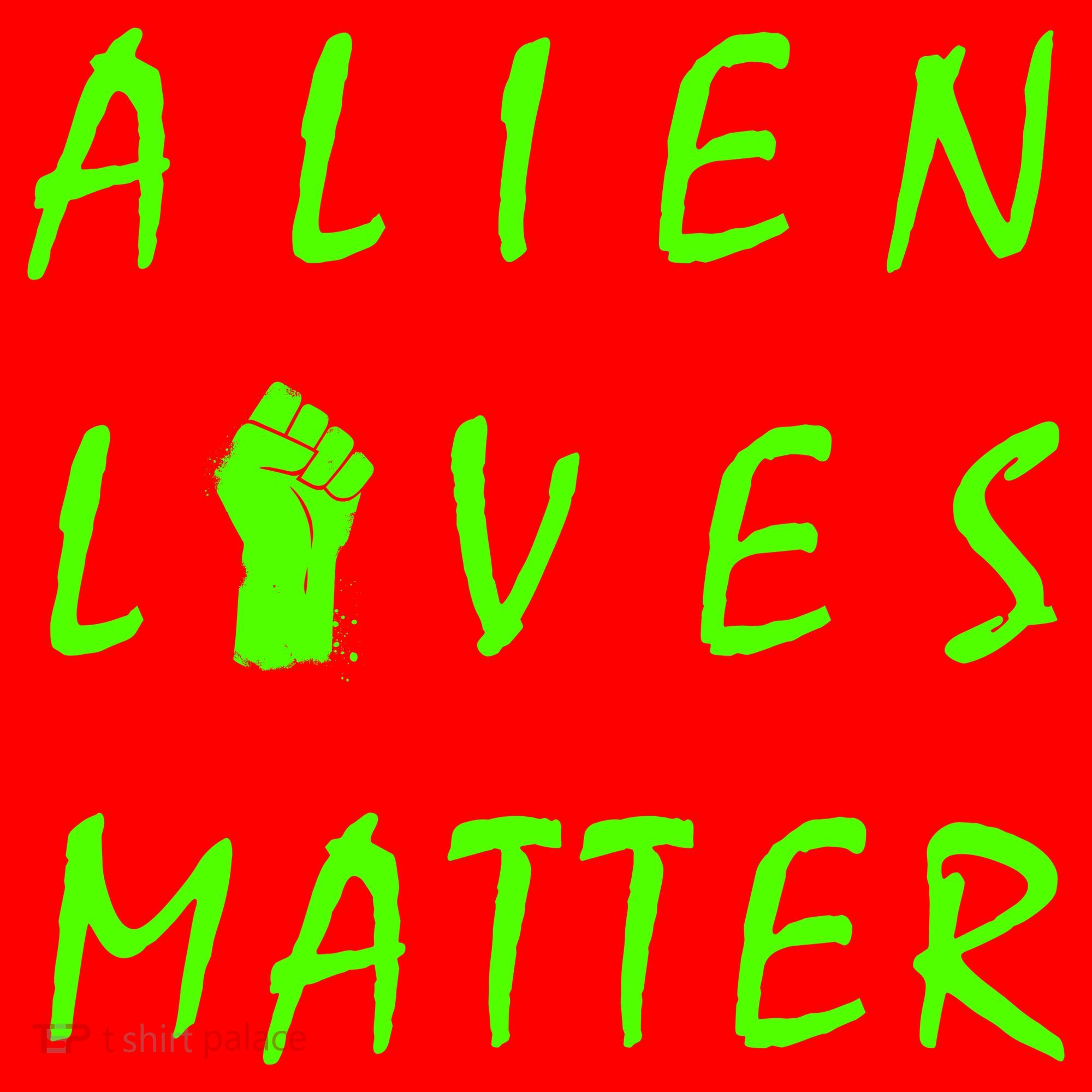 Alien Lives Matter Santa Hat