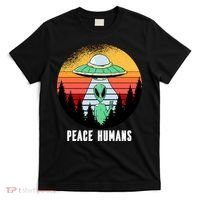 Alien Peace Humans T-Shirt thumb 0