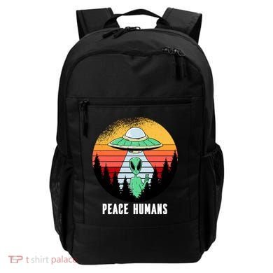 Alien Peace Humans Backpack
