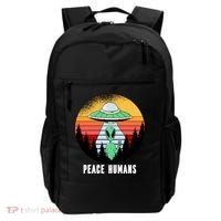 Alien Peace Humans Backpack thumb 0