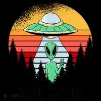 Alien Peace Humans Coffee Mug thumb 5