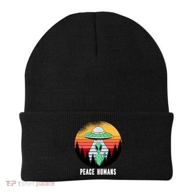 Alien Peace Humans Beanie