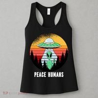 Alien Peace Humans Women's Tank Top thumb 3