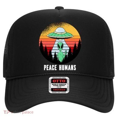 Alien Peace Humans Hat
