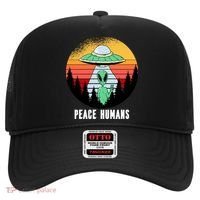 Alien Peace Humans Hat thumb 0