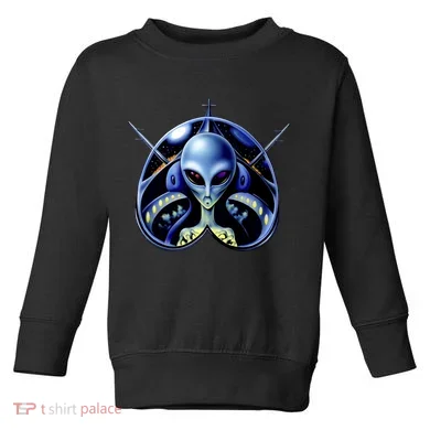 Alien Pilot Toddler Sweatshirt