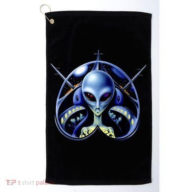 Alien Pilot Golf Towel