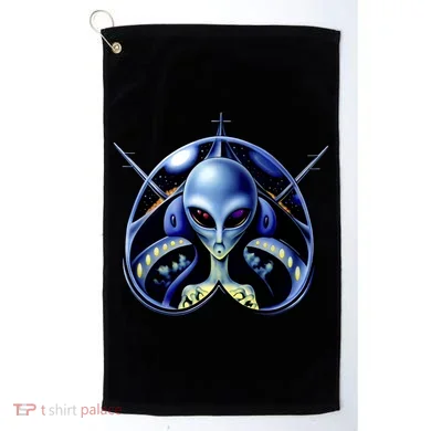 Alien Pilot Golf Towel