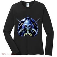 Alien Pilot Women's Long Sleeve Shirt thumb 0
