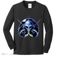 Alien Pilot Kids Long Sleeve Shirt thumb 0