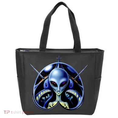 Alien Pilot Tote Bag