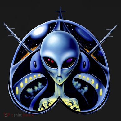 Alien Pilot Tote Bag