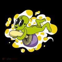 Alien Riding Mushroom Coaster thumb 2