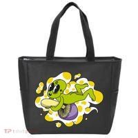 Alien Riding Mushroom Tote Bag thumb 0