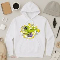 Alien Riding Mushroom Hoodie thumb 3