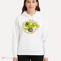 Alien Riding Mushroom Hoodie thumb 5