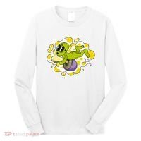 Alien Riding Mushroom Long Sleeve Shirt thumb 0