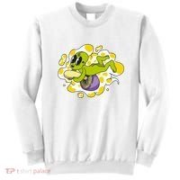 Alien Riding Mushroom Sweatshirt thumb 0