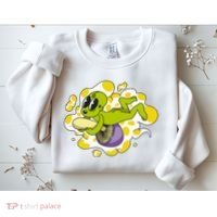 Alien Riding Mushroom Sweatshirt thumb 2