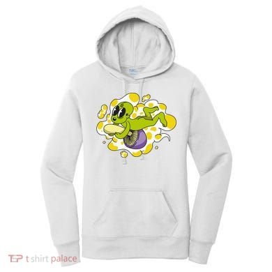 Alien Riding Mushroom Women's Hoodie