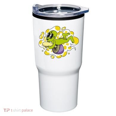 Alien Riding Mushroom Tumbler