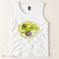Alien Riding Mushroom Tank Top thumb 2