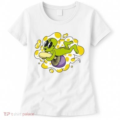 Alien Riding Mushroom Women's T-Shirt
