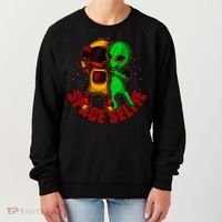 Alien Space Selfie Women's Sweatshirt thumb 0
