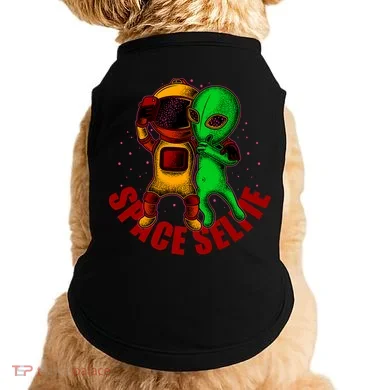 Alien Space Selfie Doggie Tank