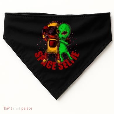 Alien Space Selfie USA-Made Doggie Bandana